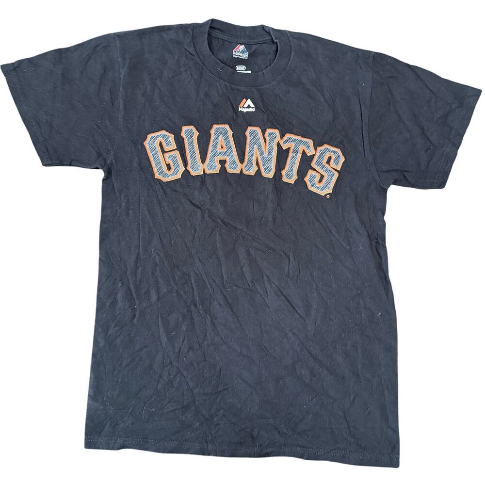 Vintage Tees - Majestic MLB San Francisco Giants Hunter Pence Graphic Tee*SZ‎ S